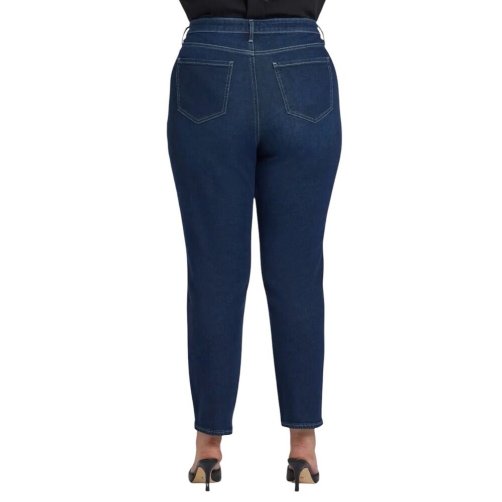 NYDJ Margot Seams Girlfriend Jeans Lift & Tuck Technology Dark Wash Plus Sz 20W - Picture 14 of 15